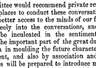 Excerpt from 1855 Convention Minutes