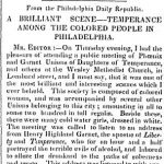 newspaper clipping from 1848