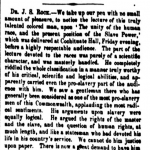 newspaper clipping from 1859