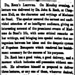 newsclipping from 1855
