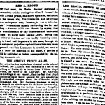 newspaper clipping, published 1856
