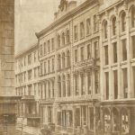 photograph, 1855, 600 block Chestnut, Philadelphia