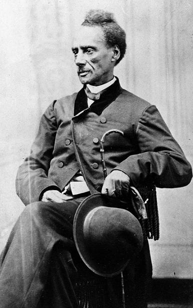 Black and white photograph portrait