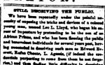 newspaper clipping, published 1859