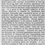 newspaper clipping from 1853