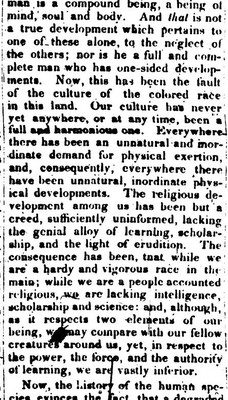 scan of a print newspaper clipping published 1848