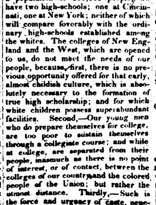 scan of a print newspaper clipping published 1848