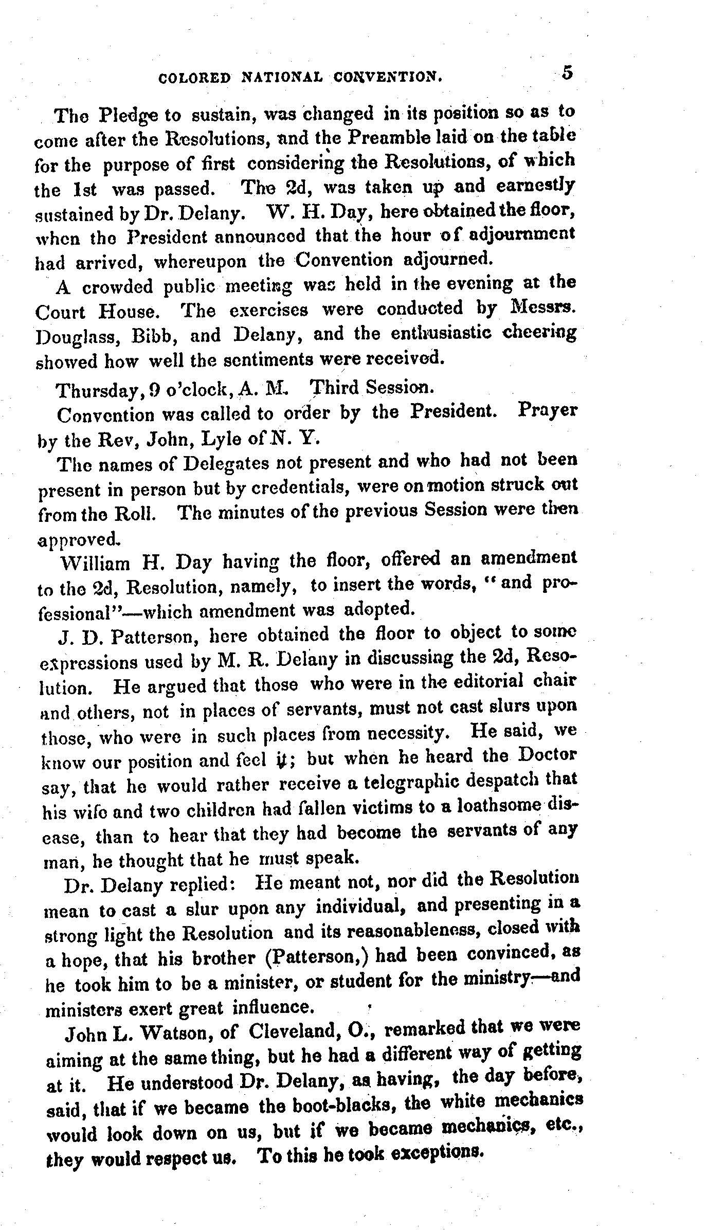 Scan of Excerpt from 1848 Ohio Proceedings