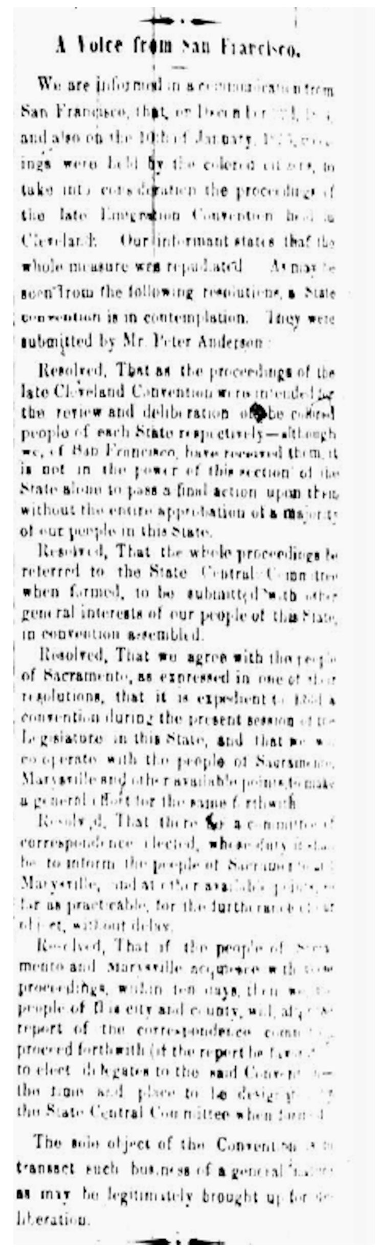 Scan of newspaper clipping