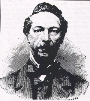 print of man's portrait