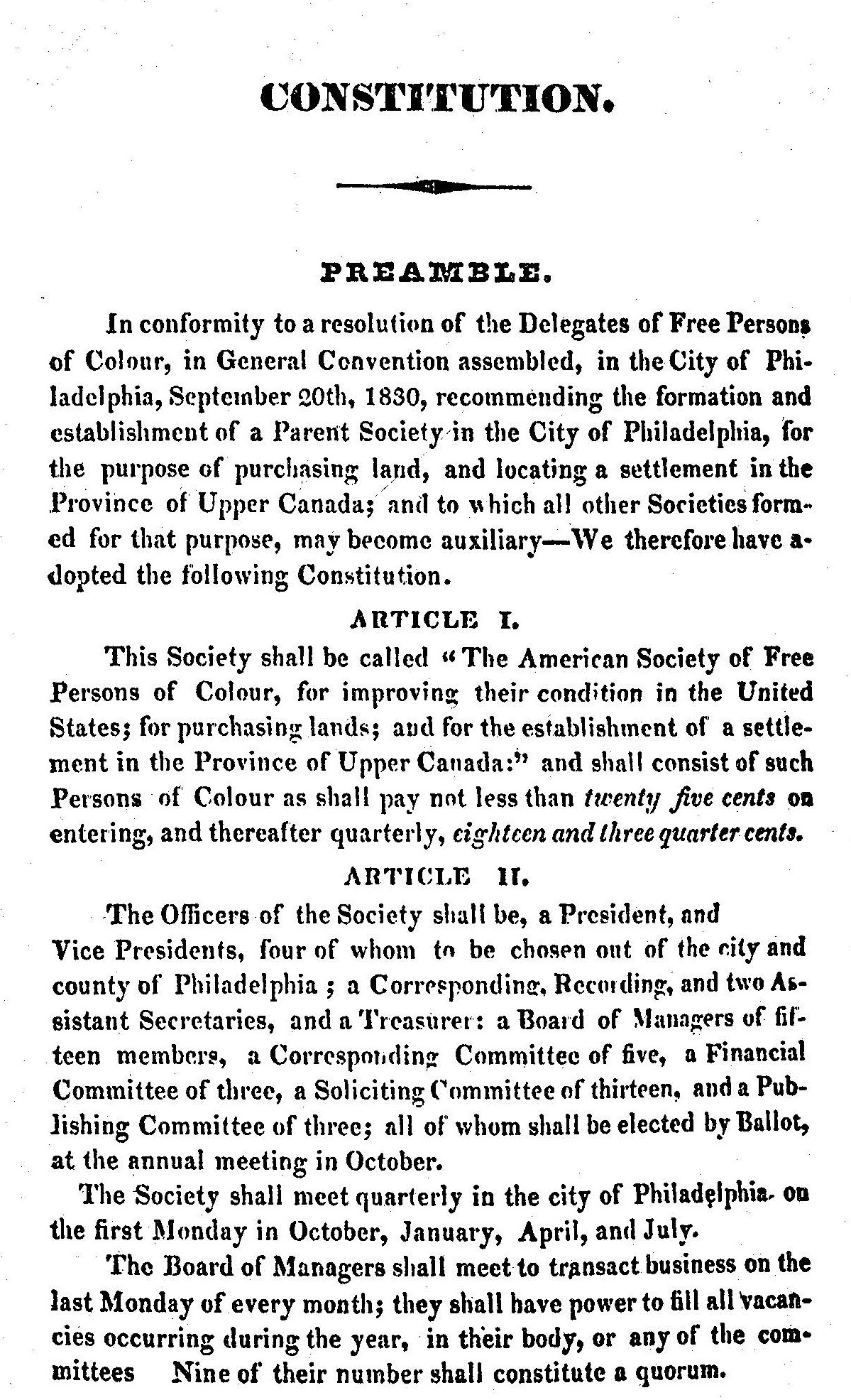 1830 Constitution Preamble