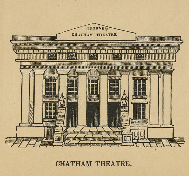 Drawing of the Chatham Garden Theatre