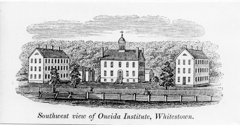 Black and white rendering of school