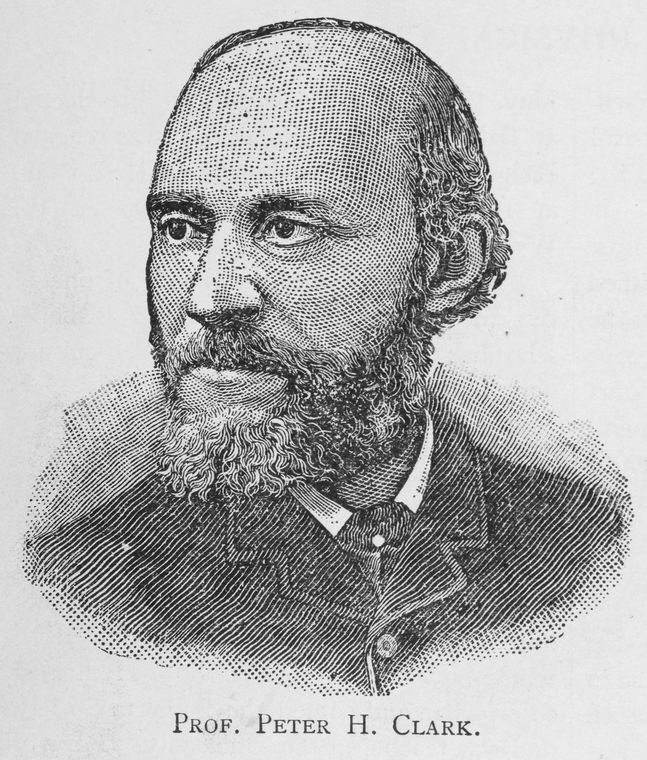 Black and white image of Clark