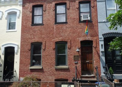 Mary Ann Shadd Cary's house in Washington, DC.