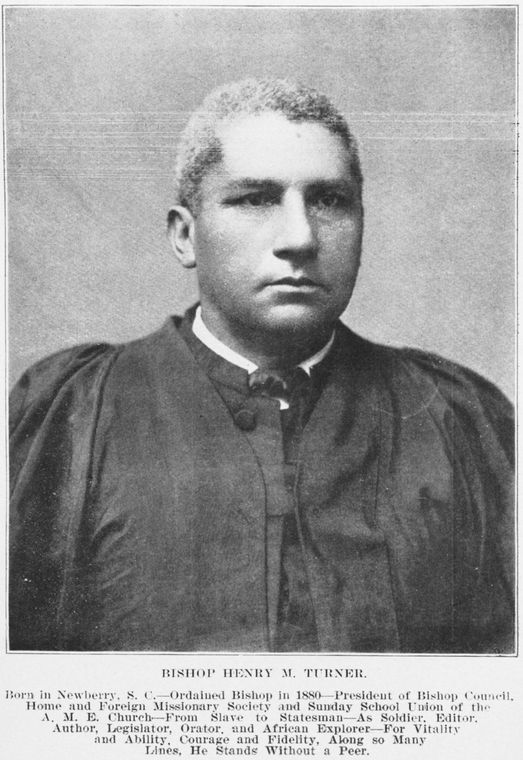 Black and white image of Bishop Turner