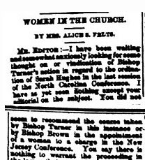 Scan image of newspaper The Christian Recorder