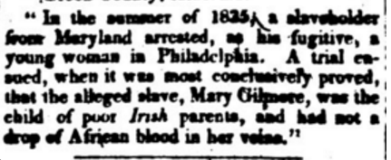 Image of newspaper clipping from 1848
