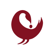 red illustration of sankofa